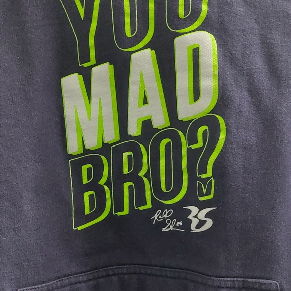 You Mad Bro Seahawks hoodie & NEW FREE reusable bag! - Picture 3 of 10